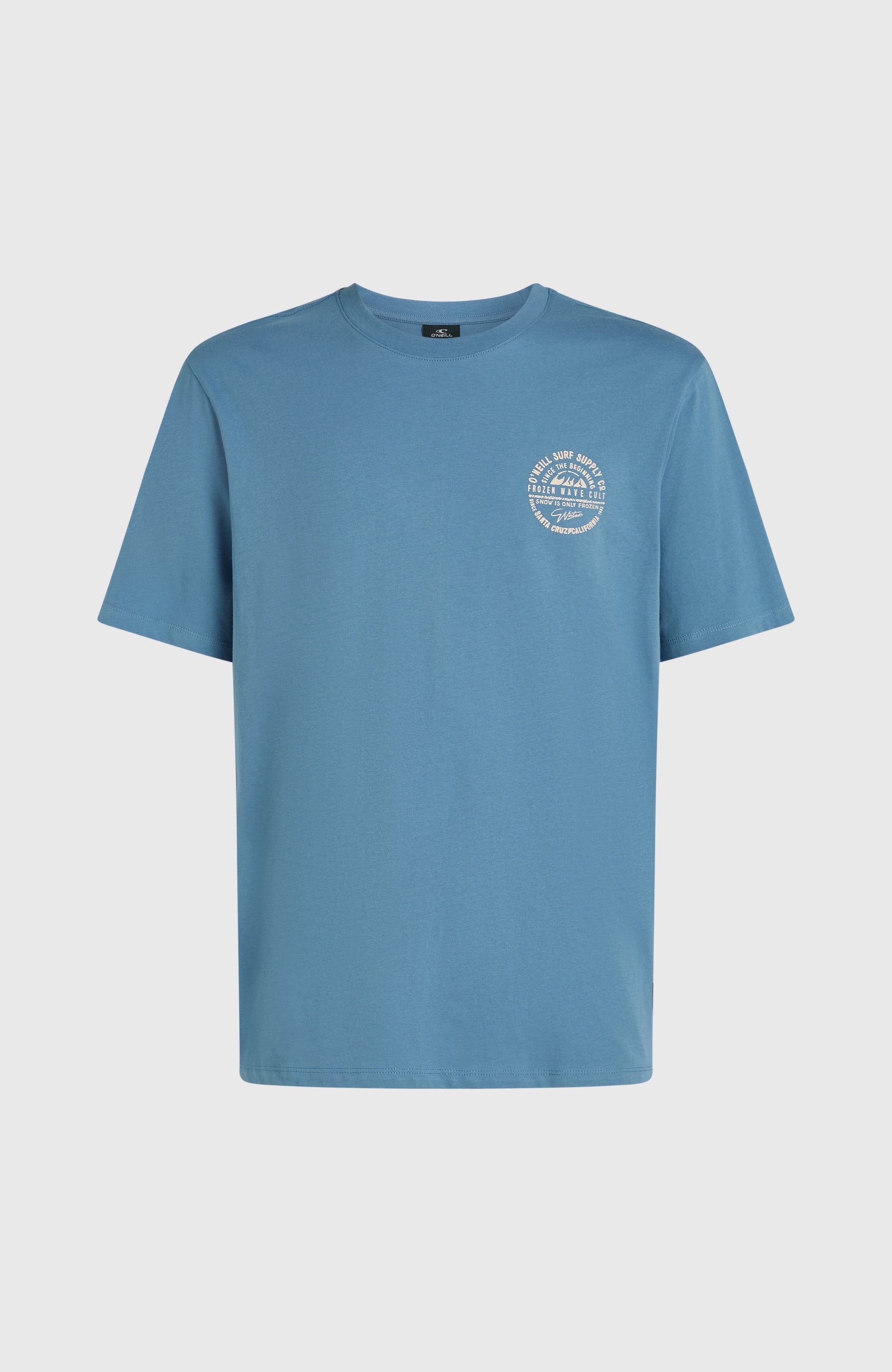 Chest-Print T-Shirt Men - Mozart Blue
