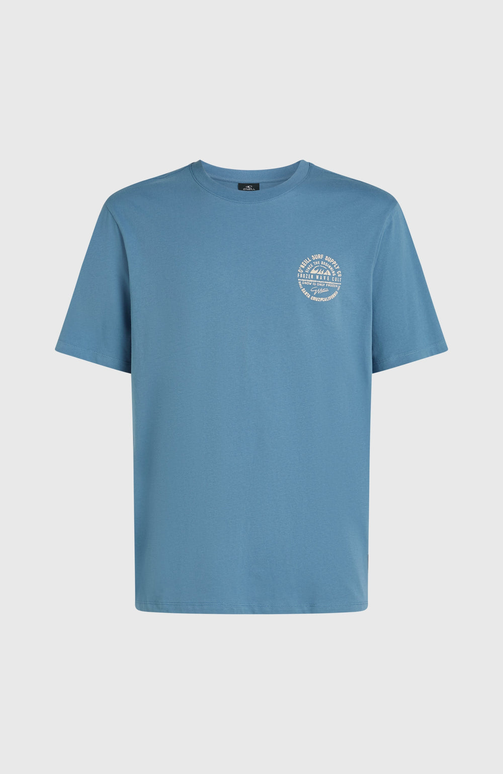 Chest-Print T-Shirt Men - Mozart Blue