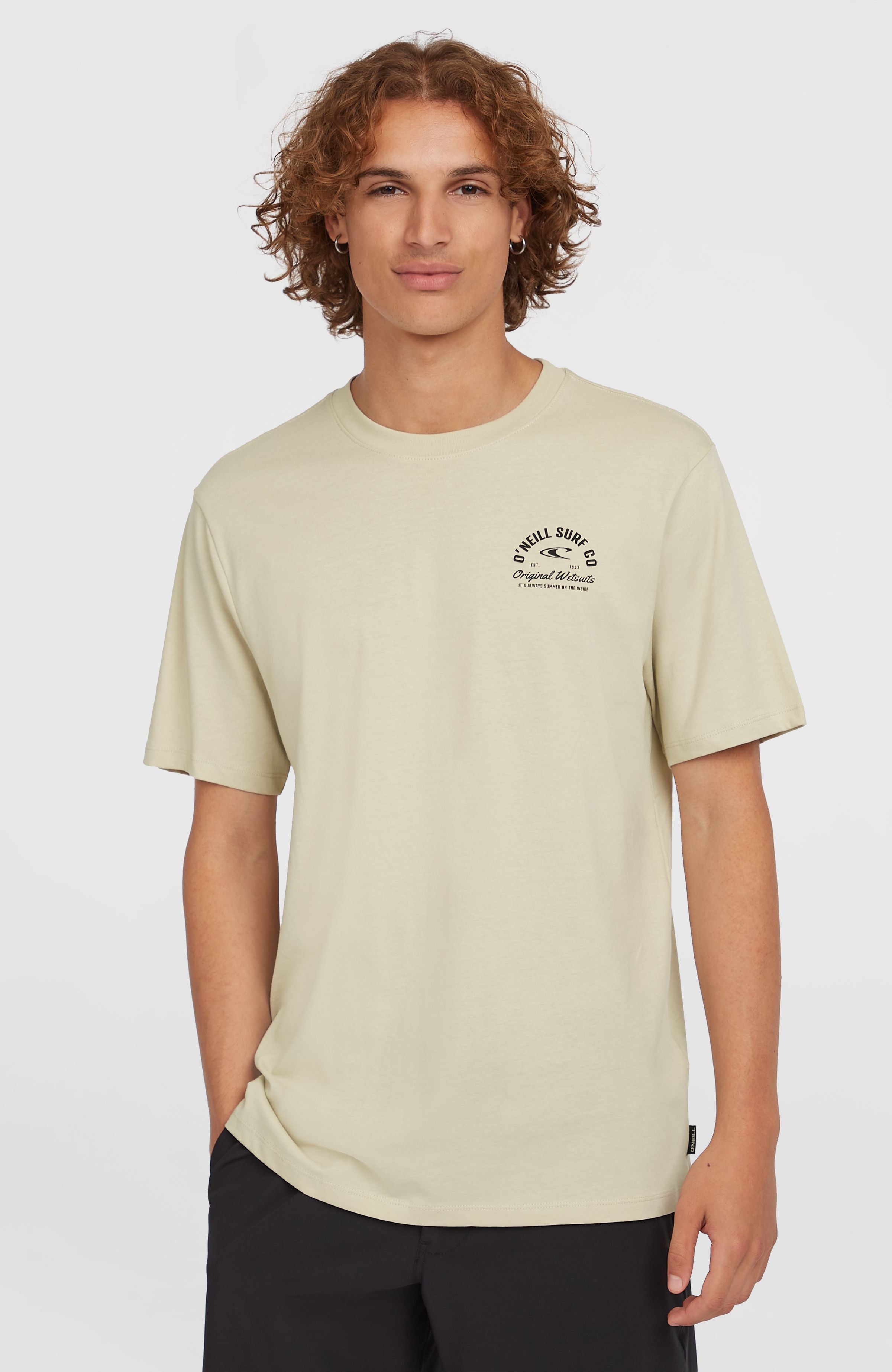 Surf Co T-Shirt Men - Light Khaki
