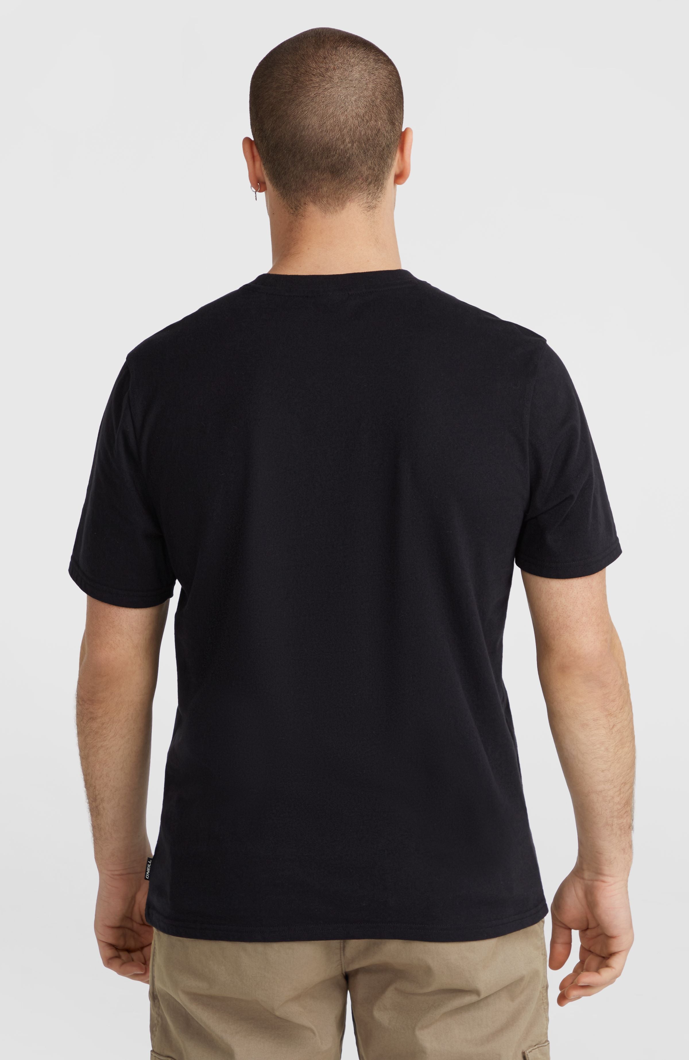 Ikat Stripe T-Shirt Men - Black Out