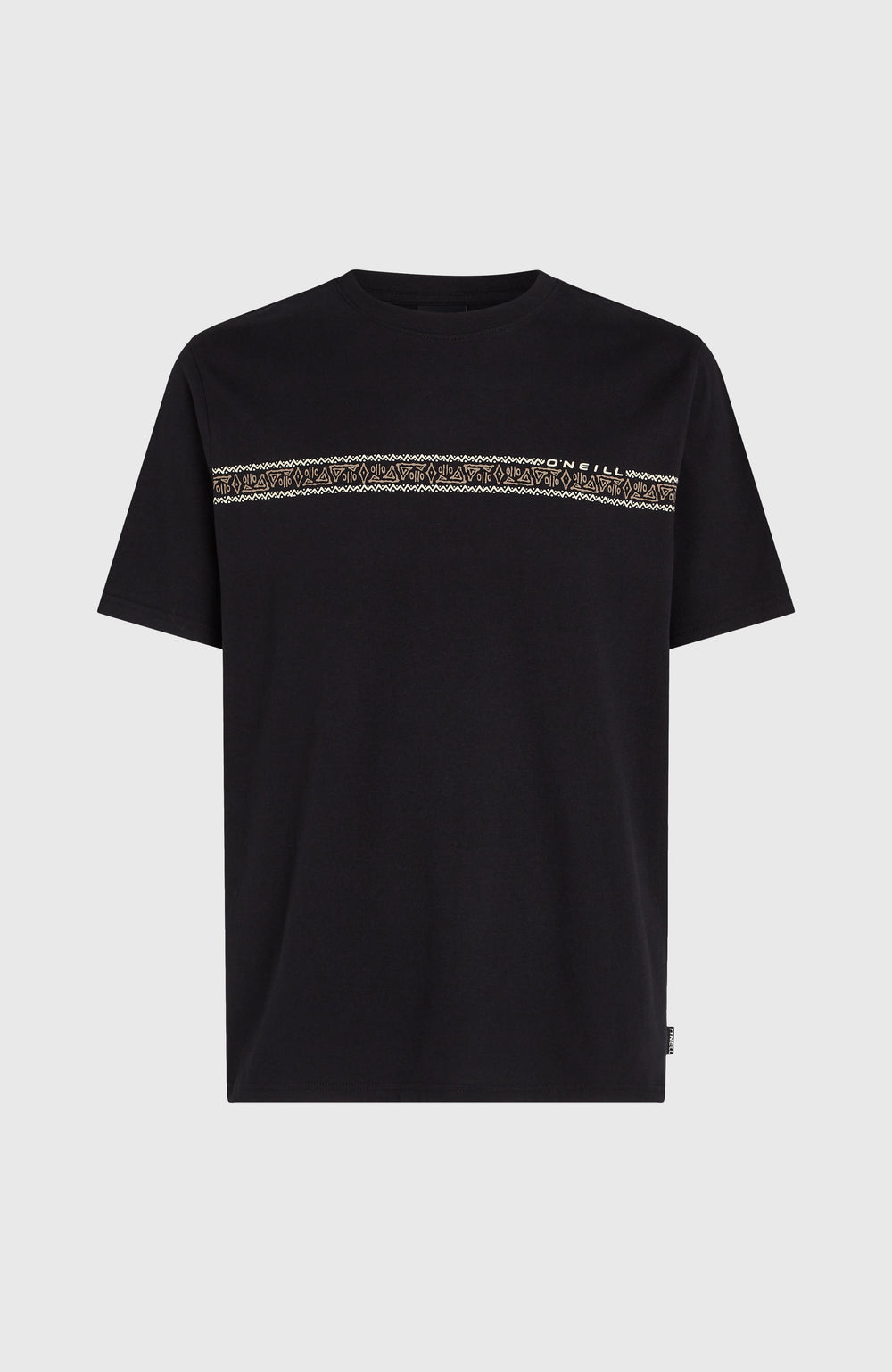 Ikat Stripe T-Shirt Men - Black Out