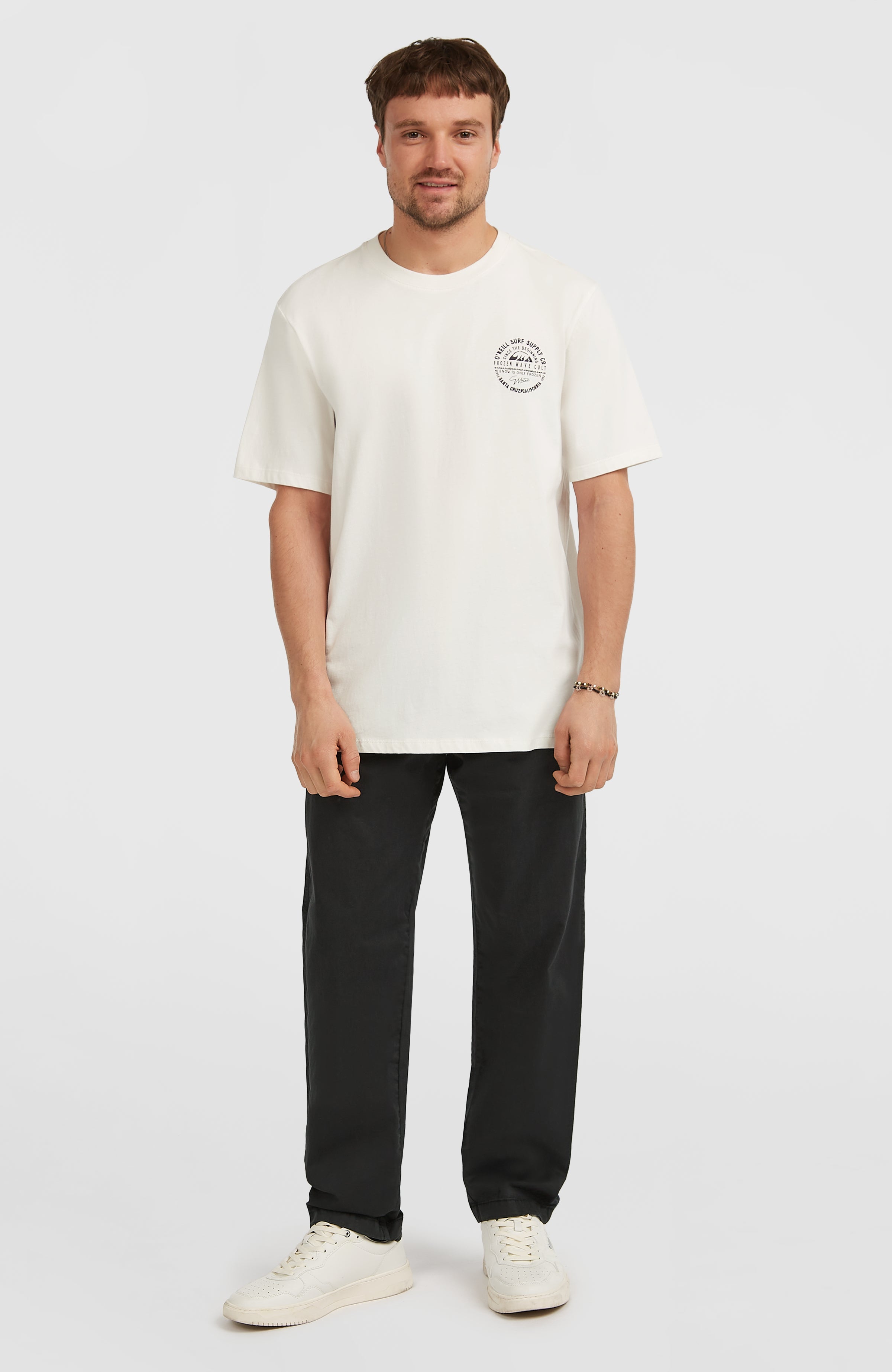Chest-Print T-Shirt Men - Snow White
