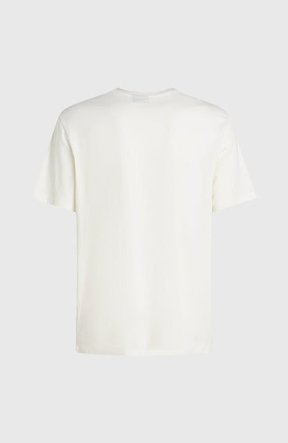 Chest-Print T-Shirt Men - Snow White