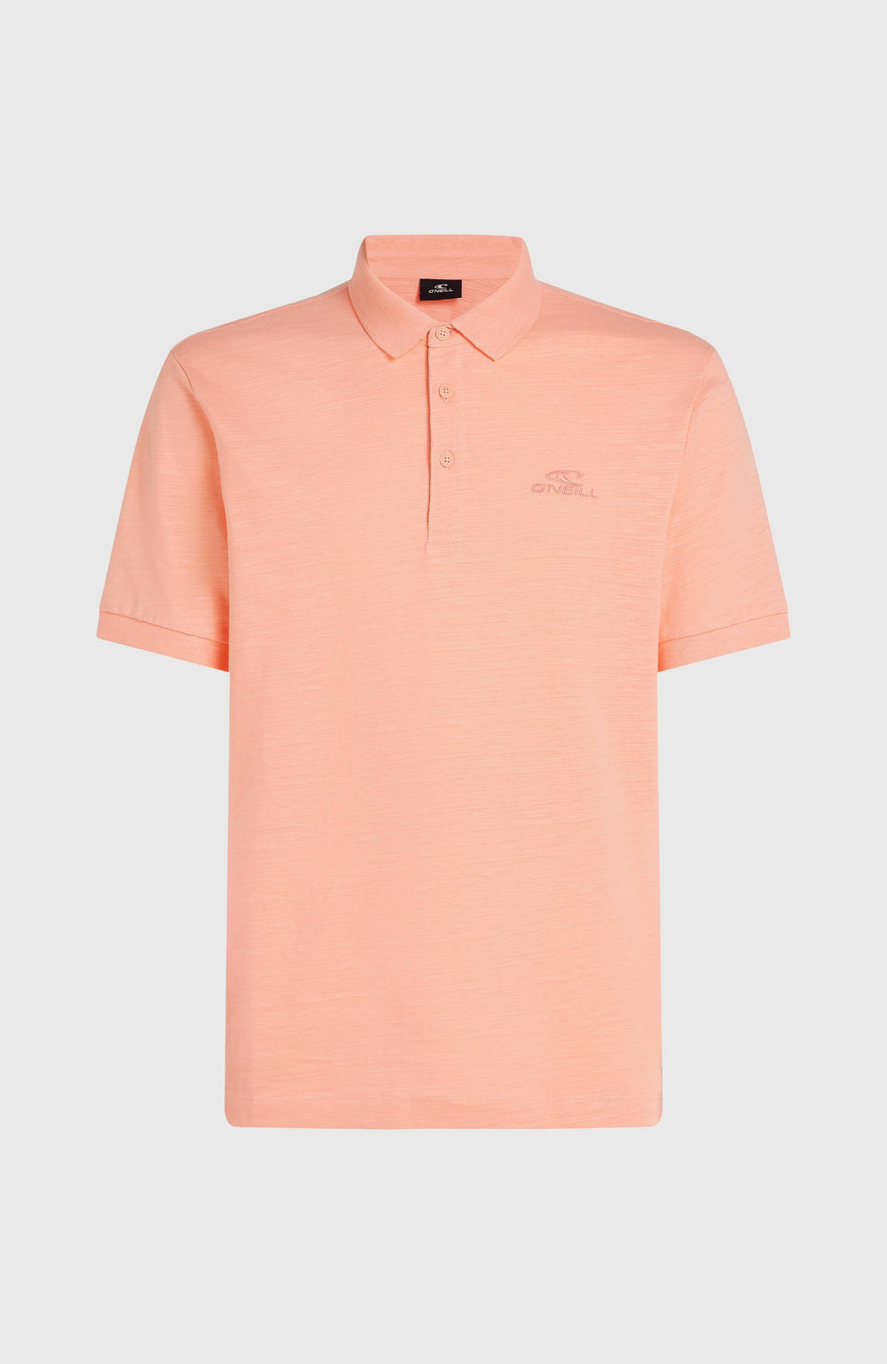 Slub Small Logo Polo Men - Coral Pop