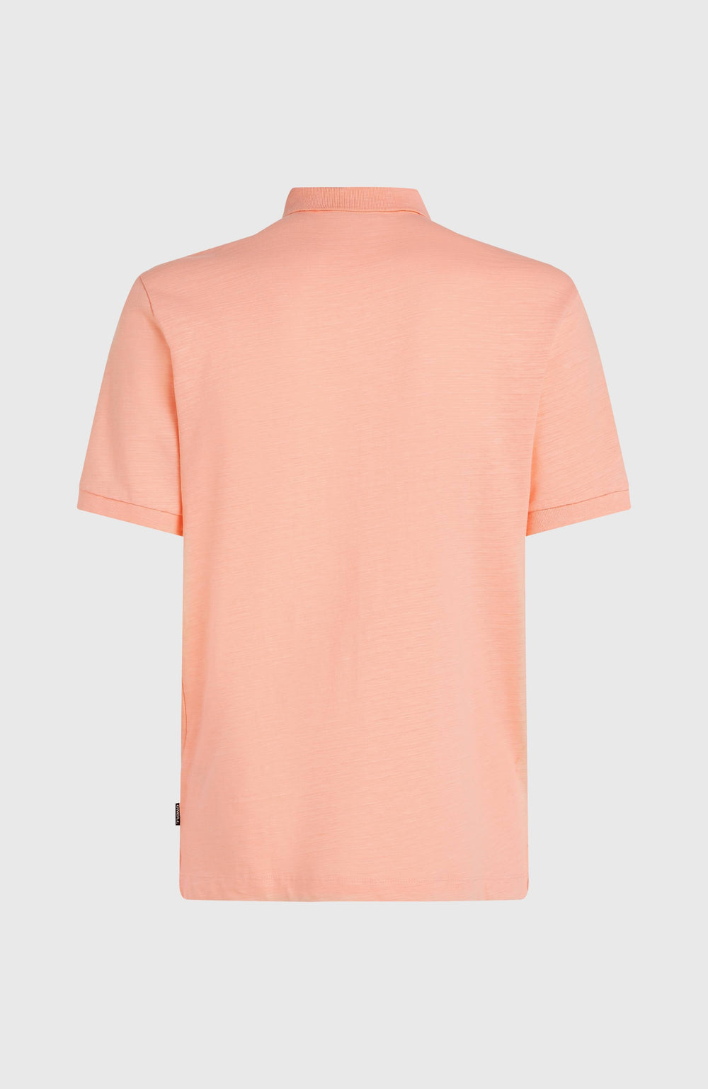 Slub Small Logo Polo Men - Coral Pop