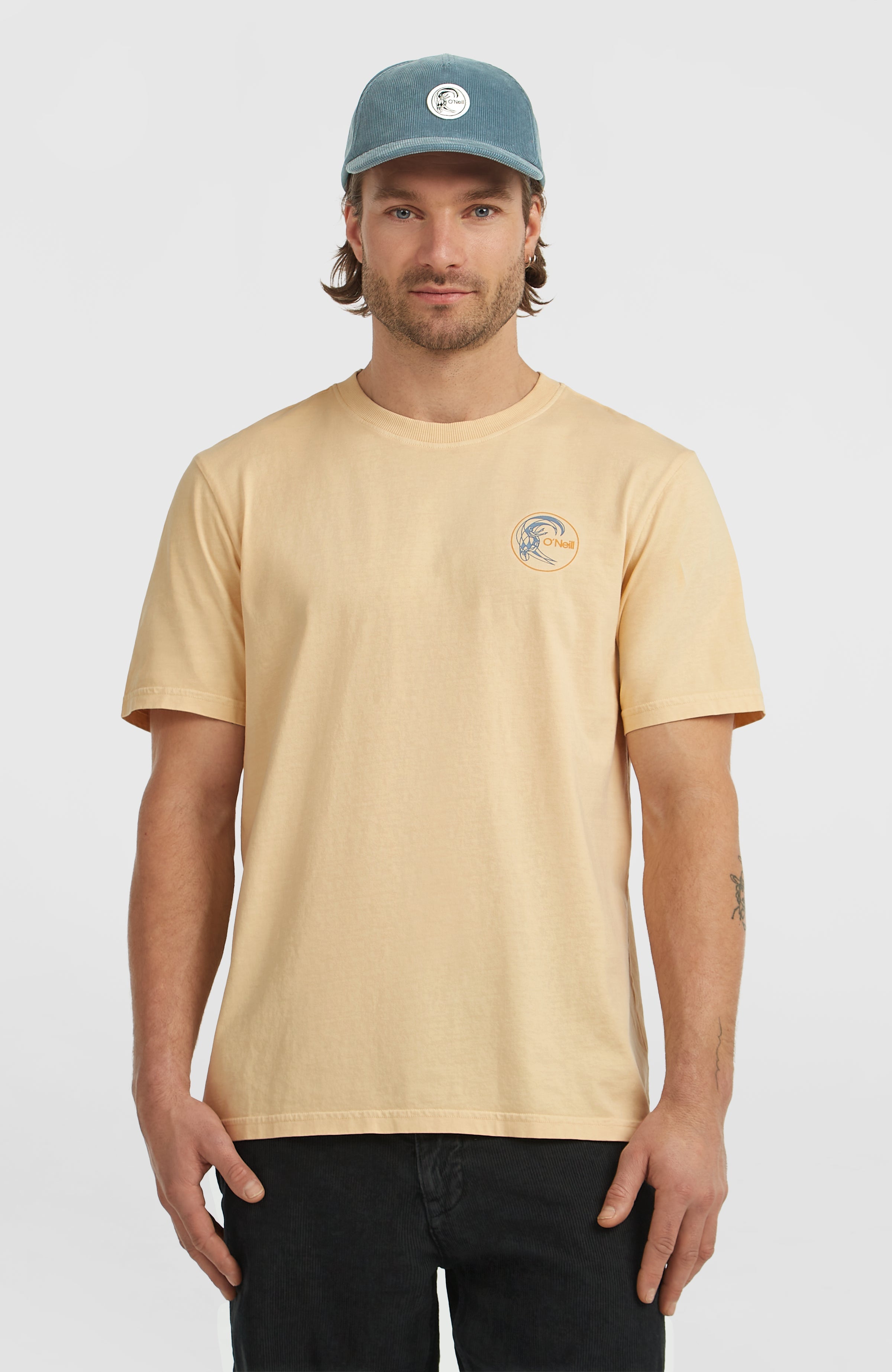 O'Riginals Retro Back-Print T-Shirt Men - Macaron