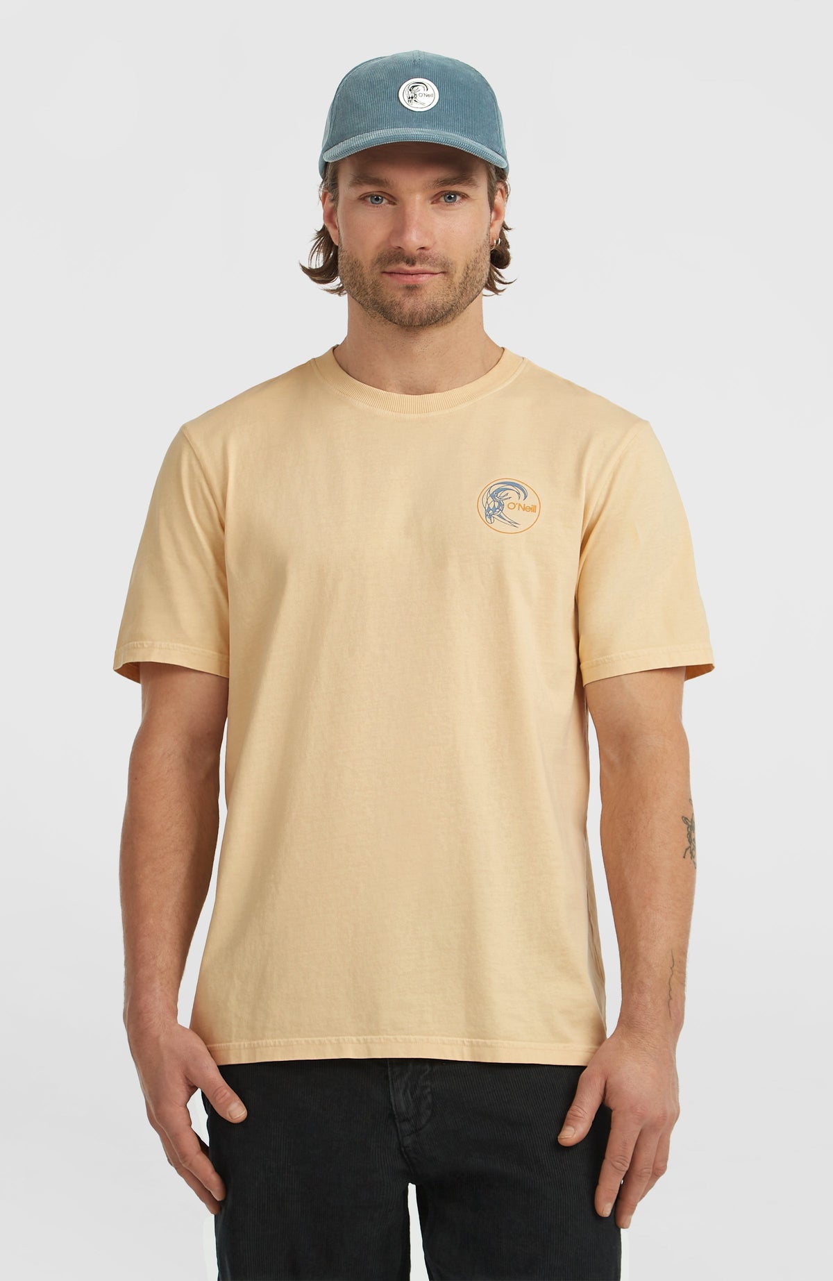 O'Riginals Retro Back-Print T-Shirt Men - Macaron