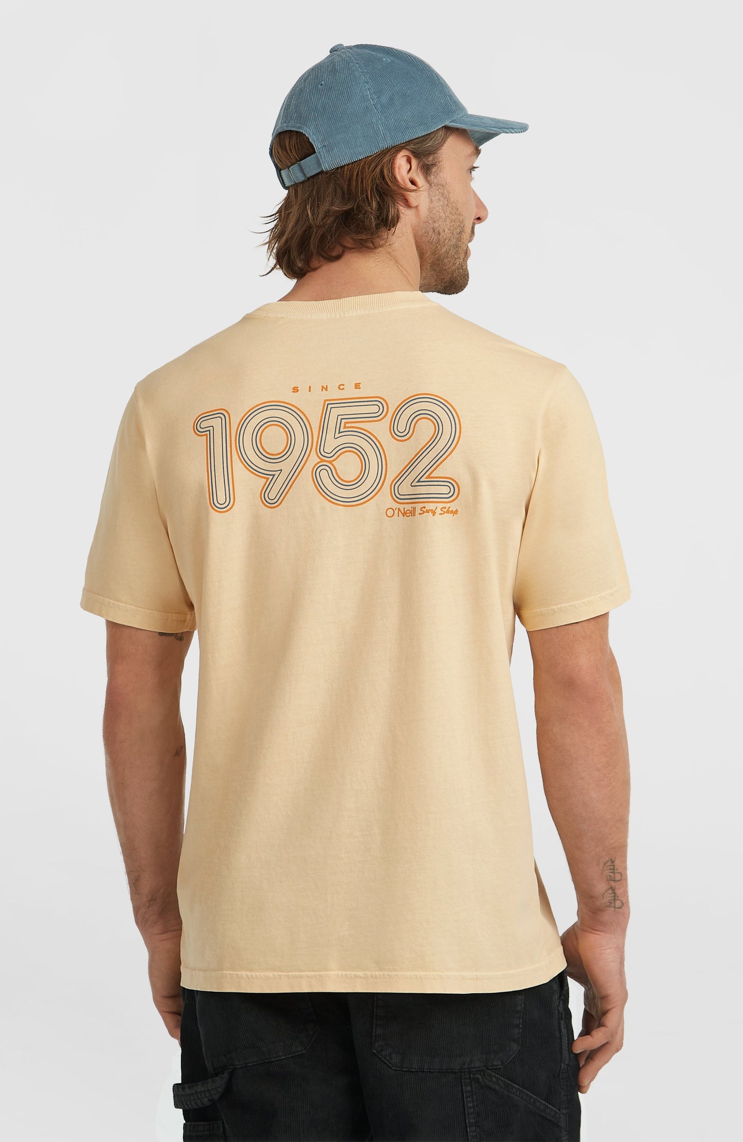 O'Riginals Retro Back-Print T-Shirt Men - Macaron