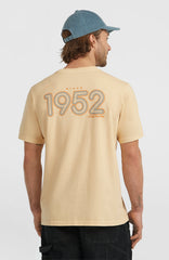 O'Riginals Retro Back-Print T-Shirt Men - Macaron