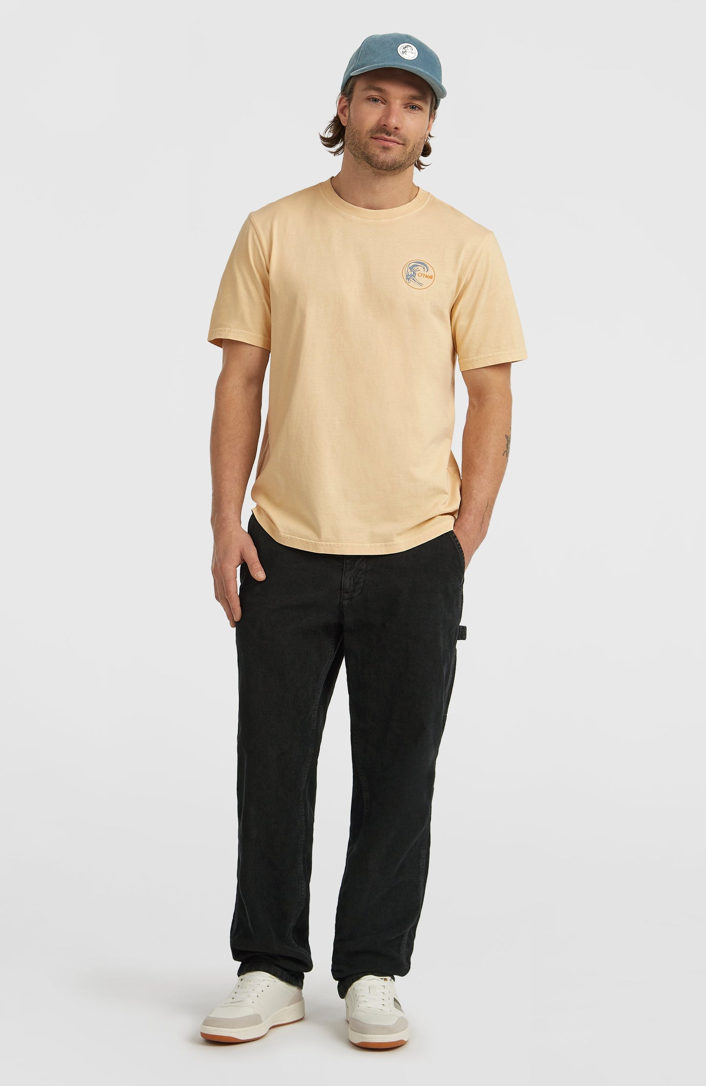 O'Riginals Retro Back-Print T-Shirt Men - Macaron