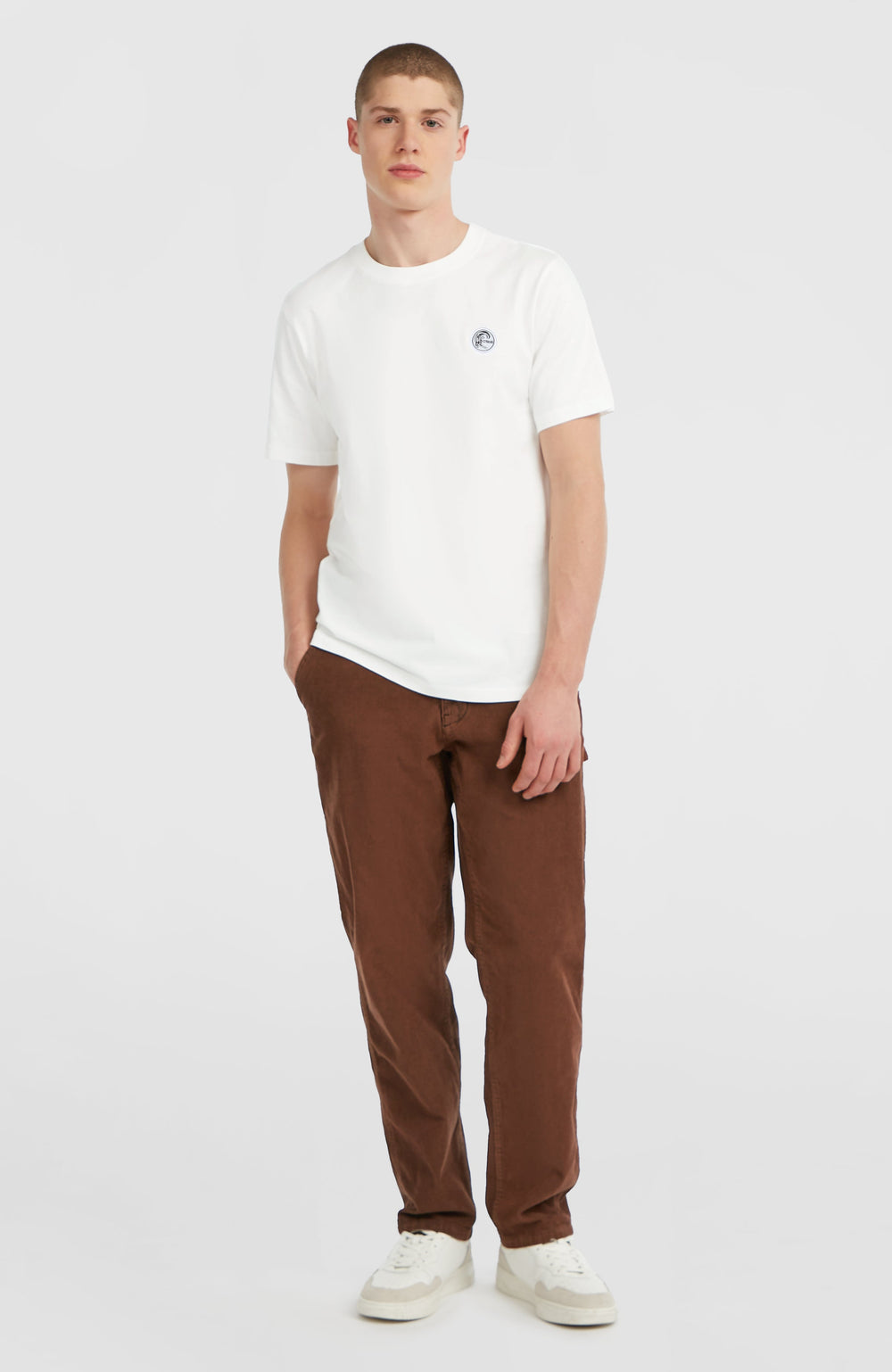 O'Riginals Badge T-Shirt Men - Snow White