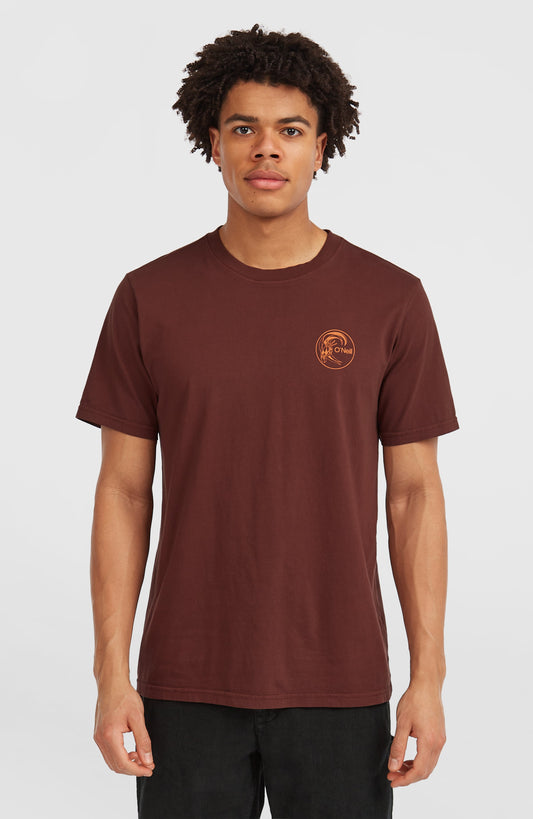 O'Riginals Retro Back-Print T-Shirt Men - Hazel Spice