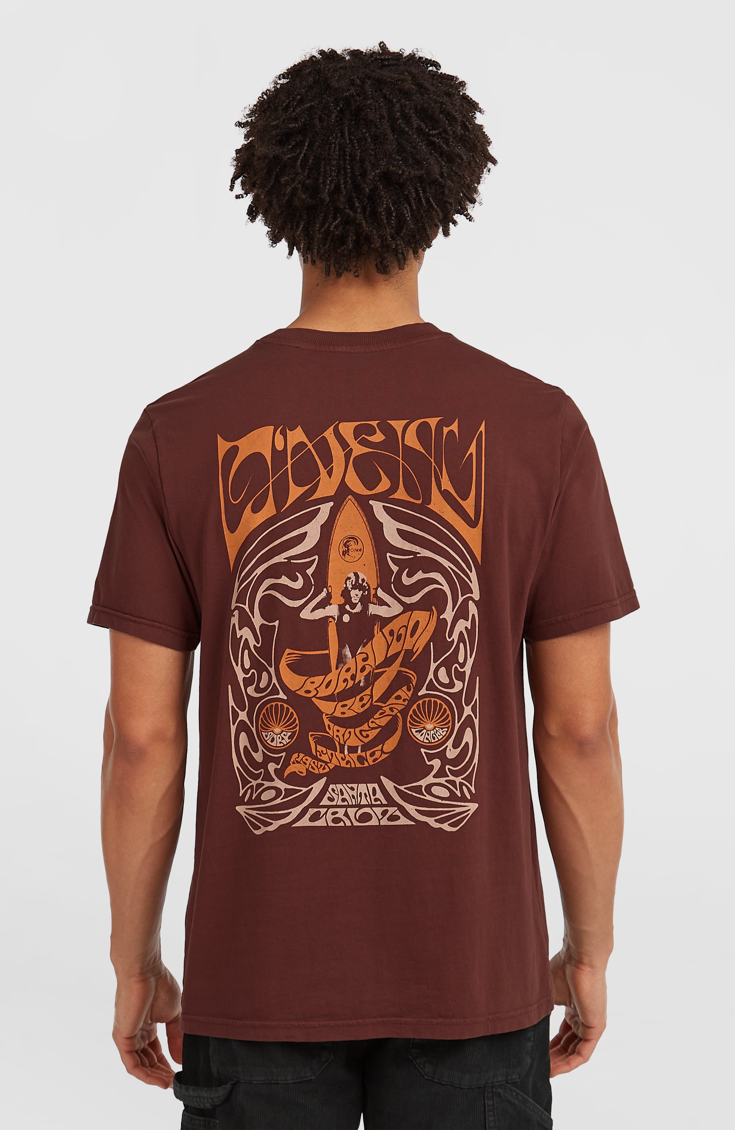 O'Riginals Retro Back-Print T-Shirt Men - Hazel Spice