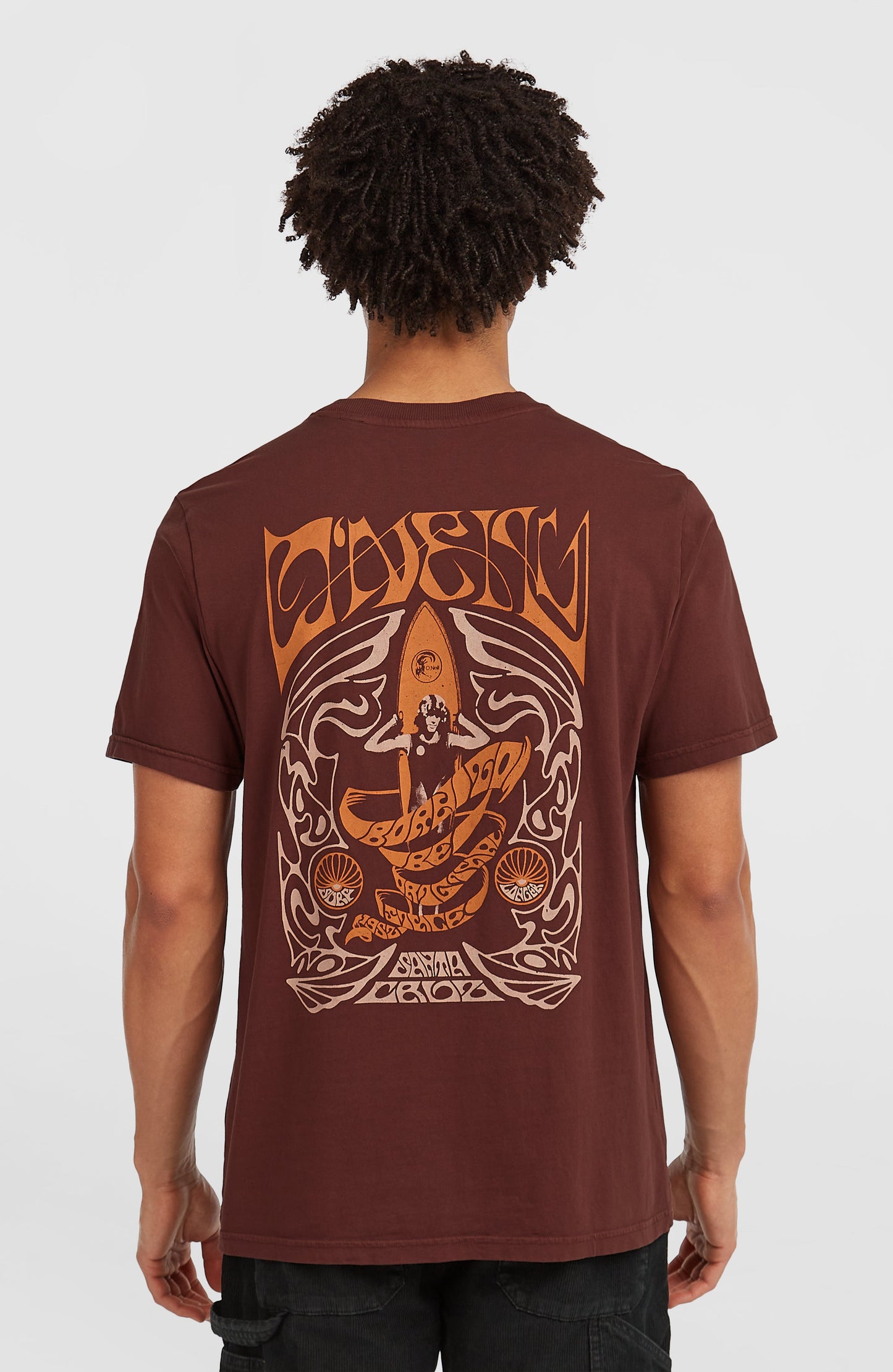 O'Riginals Retro Back-Print T-Shirt Men - Hazel Spice