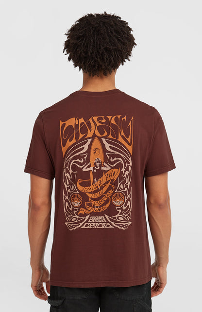 O'Riginals Retro Back-Print T-Shirt Men - Hazel Spice