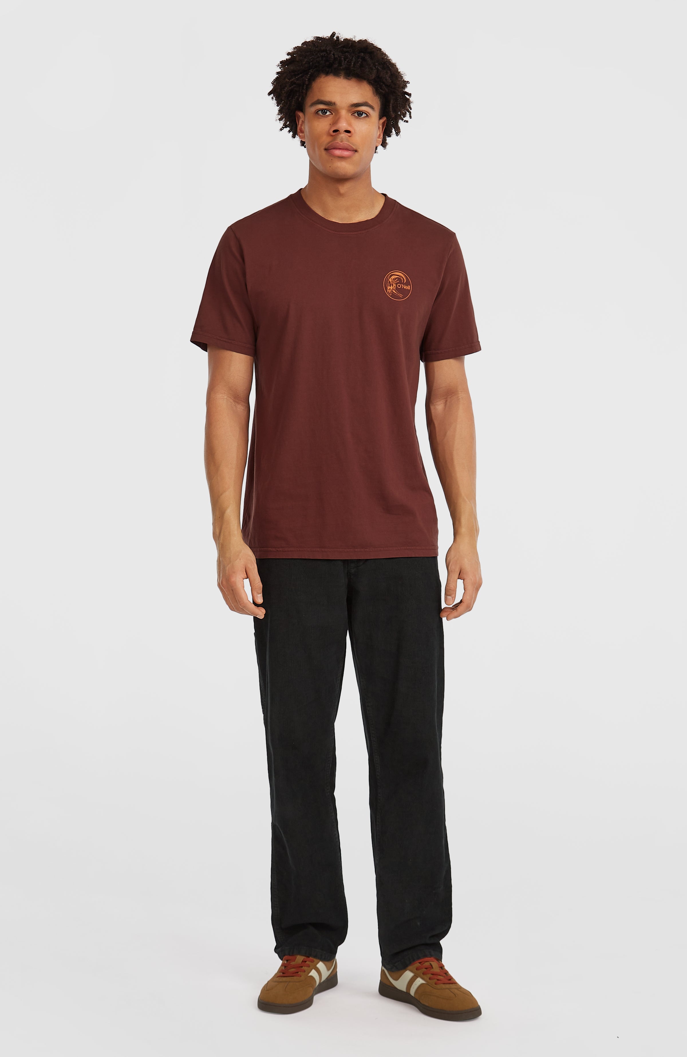 O'Riginals Retro Back-Print T-Shirt Men - Hazel Spice