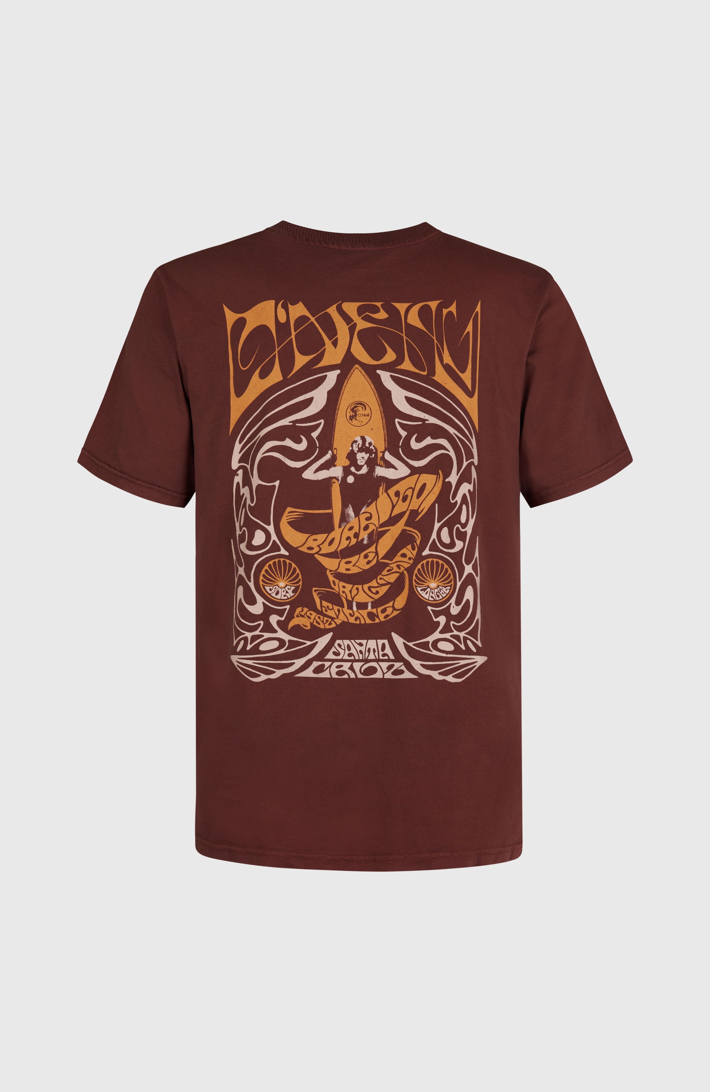 O'Riginals Retro Back-Print T-Shirt Men - Hazel Spice