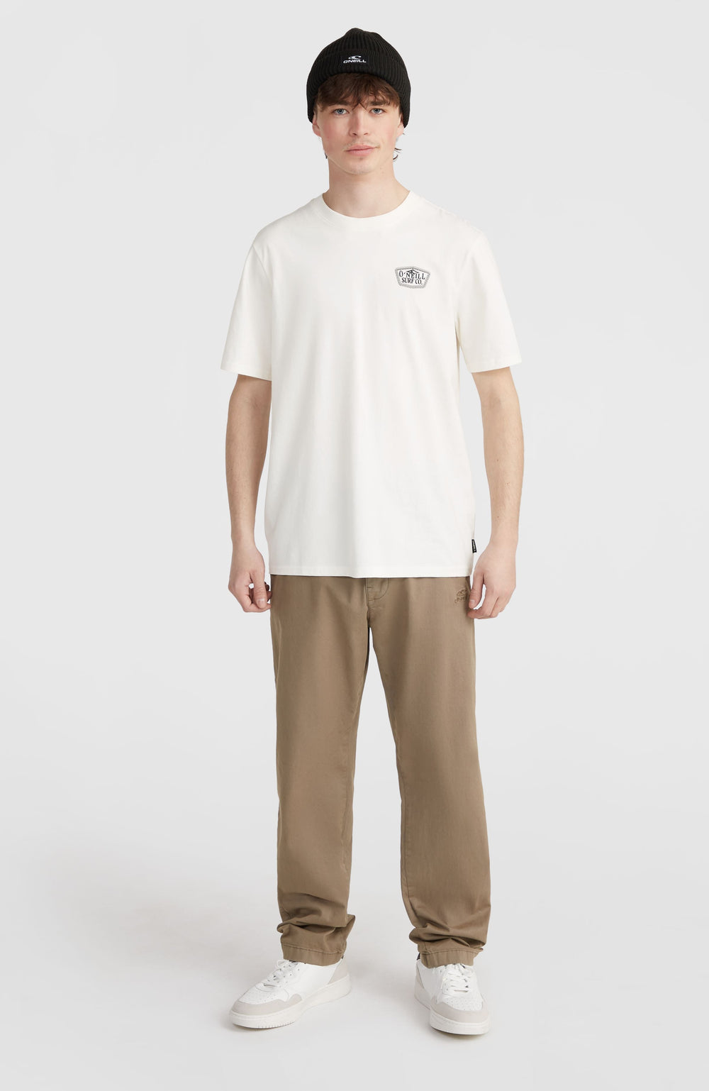 Small Chest Print T-Shirt Men - Snow White