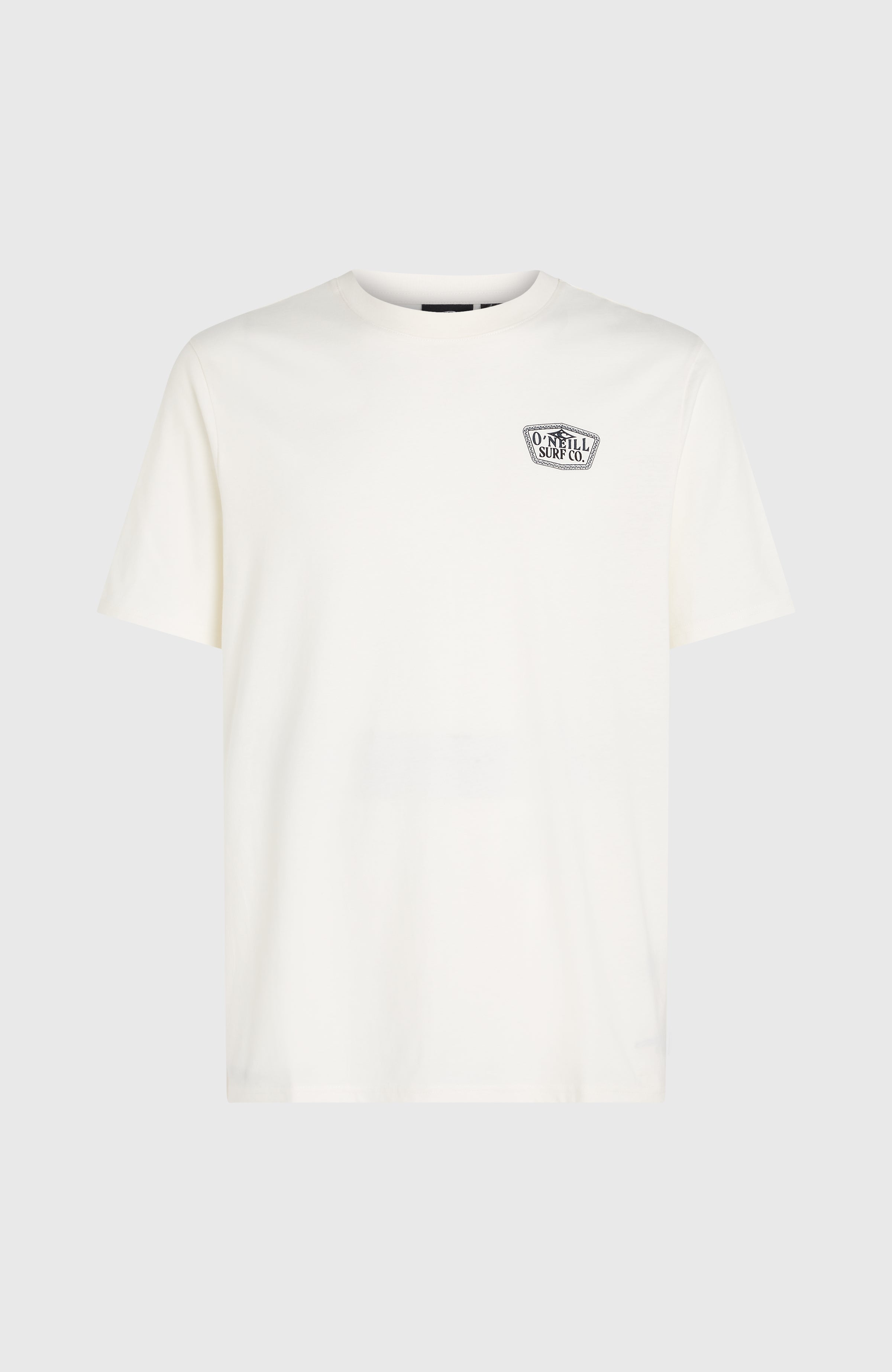 Small Chest Print T-Shirt Men - Snow White