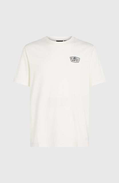 Small Chest Print T-Shirt Men - Snow White