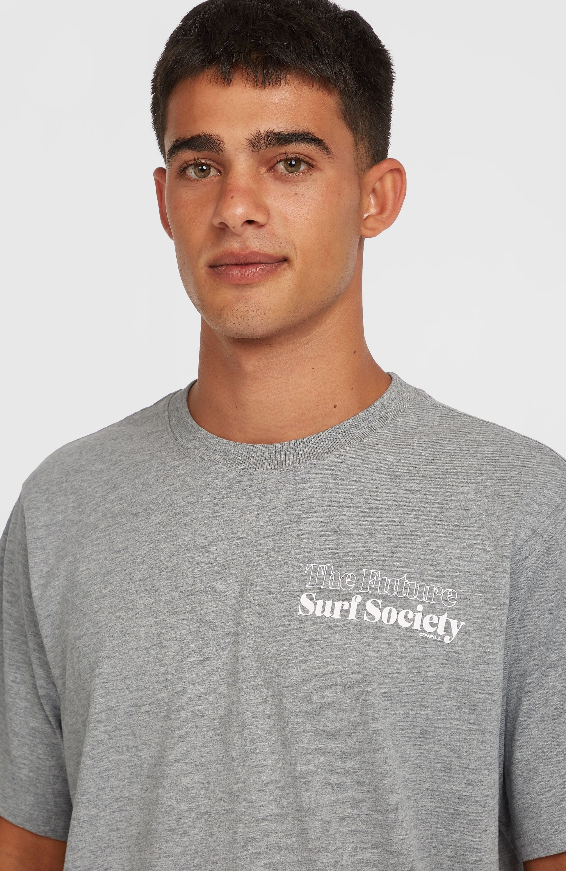 Future Surf Society T-Shirt Men - Silver Melee