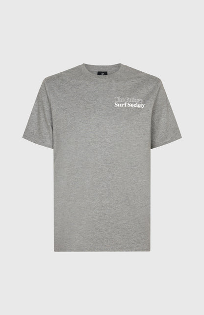 Future Surf Society T-Shirt Men - Silver Melee
