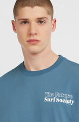 Future Surf Society T-Shirt Men - Mozart Blue