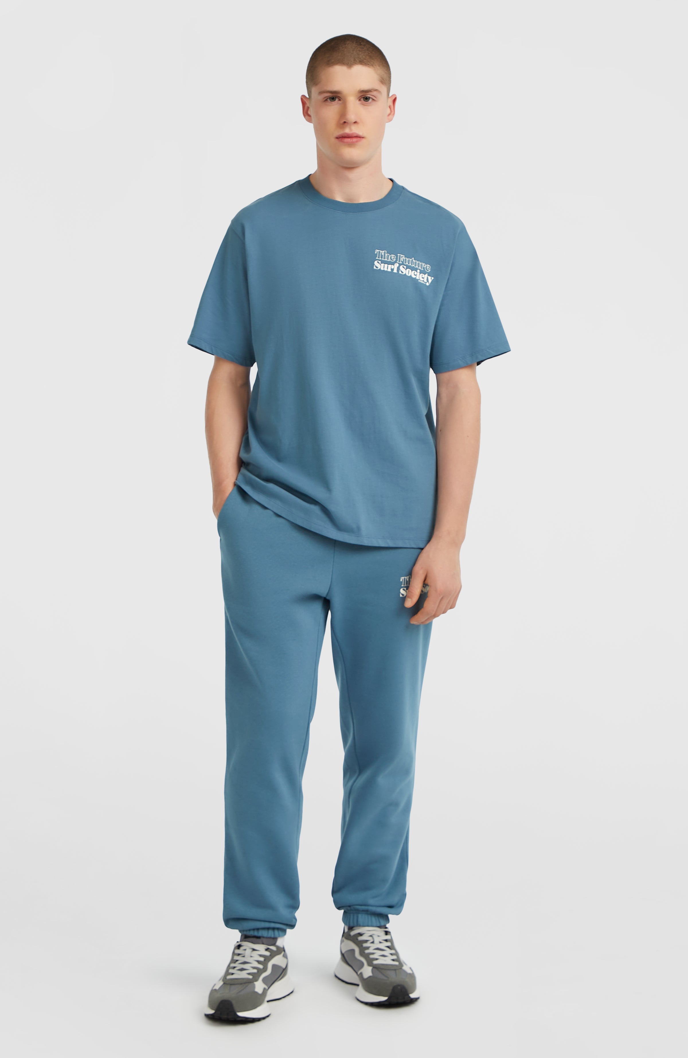 Future Surf Society T-Shirt Men - Mozart Blue