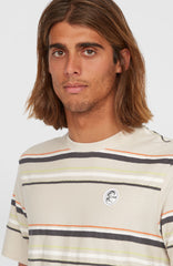 O'Riginals Stripe T-Shirt Men - Beige Originals Retro Stripe