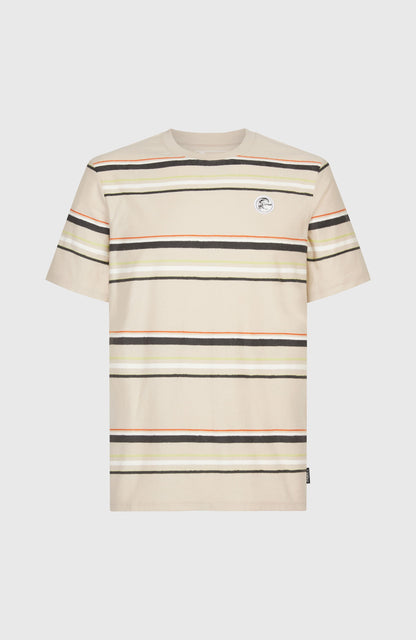O'Riginals Stripe T-Shirt Men - Beige Originals Retro Stripe