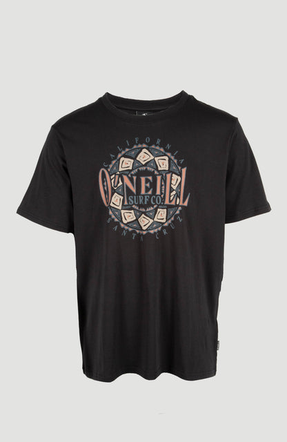 Ikat Graphic T-Shirt Men - Black Out