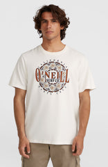 Ikat Graphic T-Shirt Men - Snow White