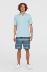 Slub Small Logo Polo Men - Morning Glory