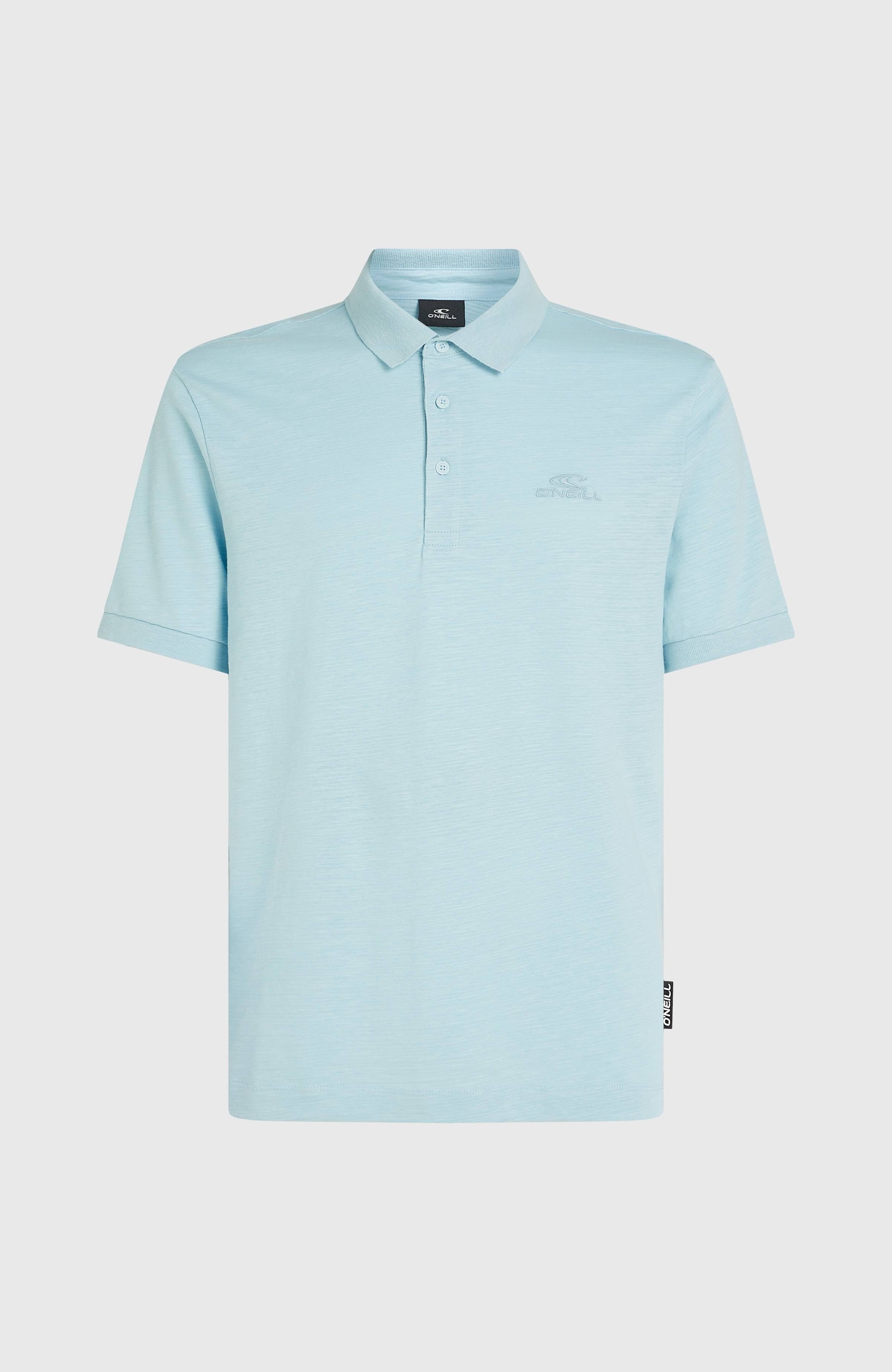 Slub Small Logo Polo Men - Morning Glory