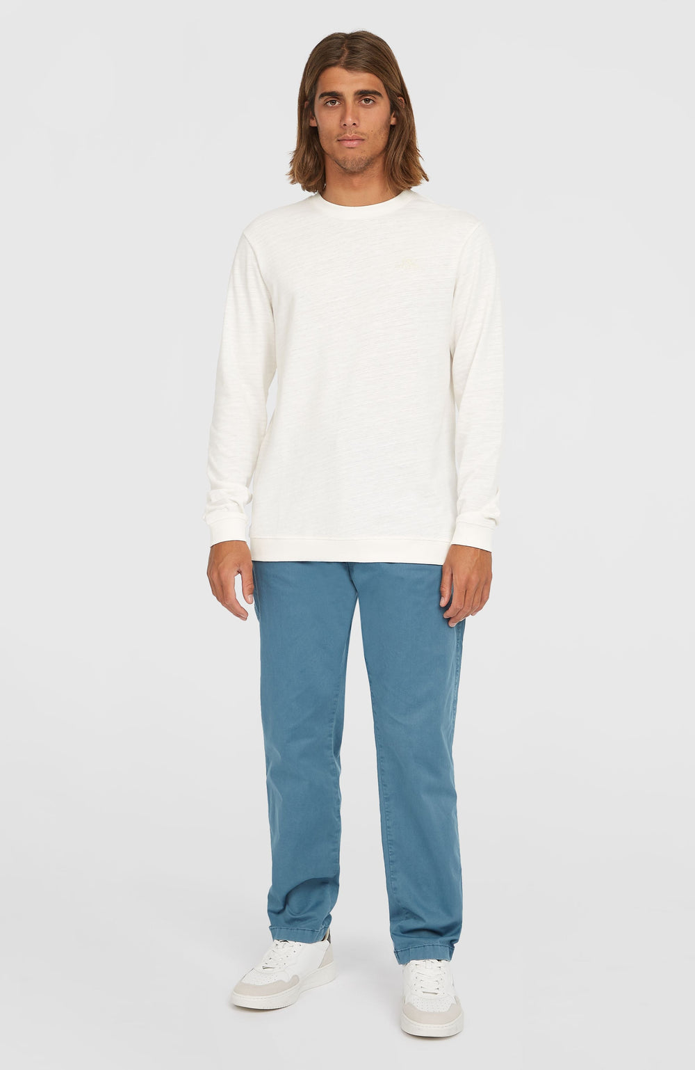 O'Neill Slub Long-Sleeve T-Shirt Men - Snow White