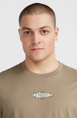 Back Print T-Shirt Men - Concrete