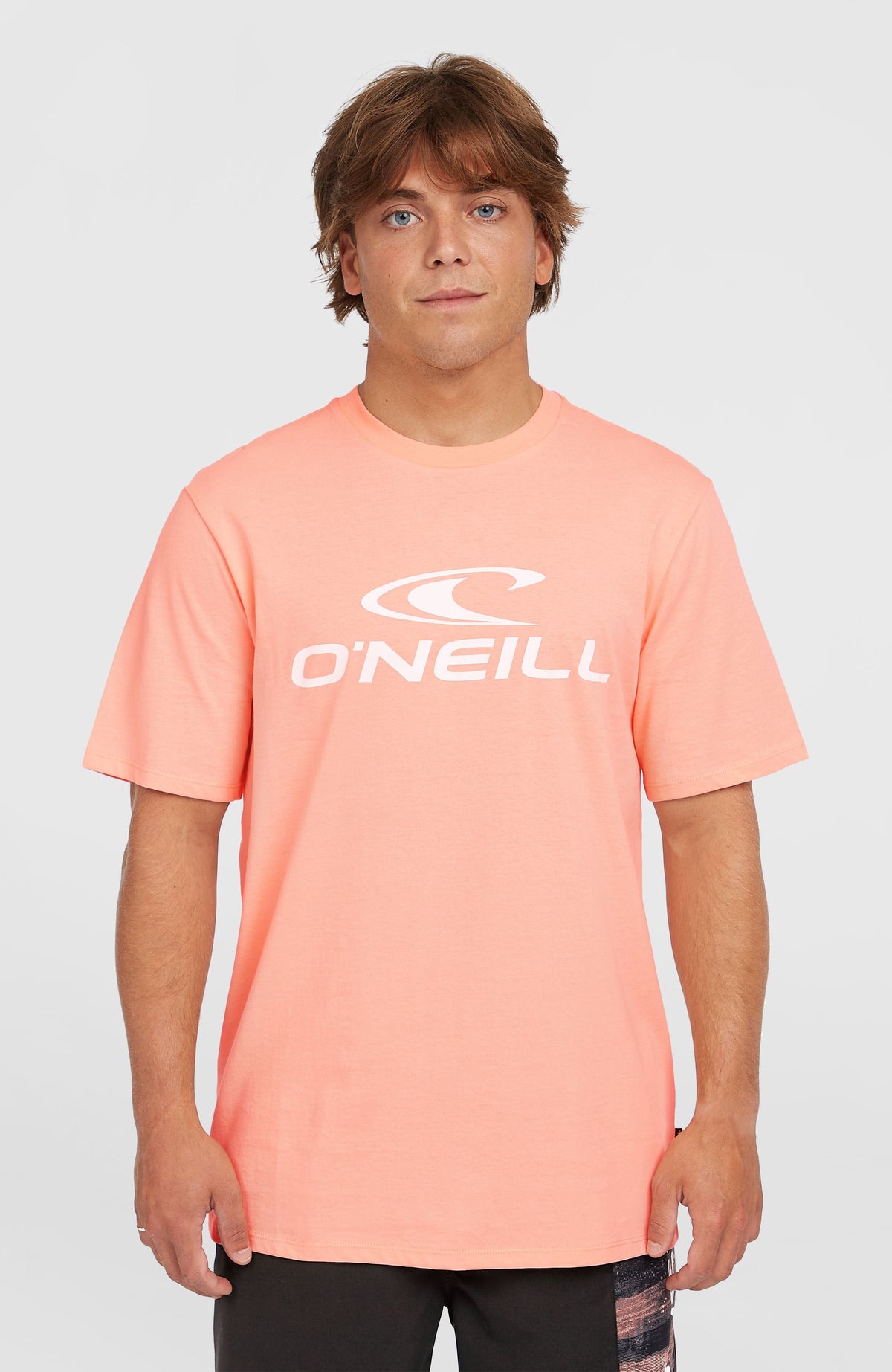 Logo T-Shirt Men - Coral Pop