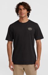 Small Chest Print T-Shirt Men - Black Out