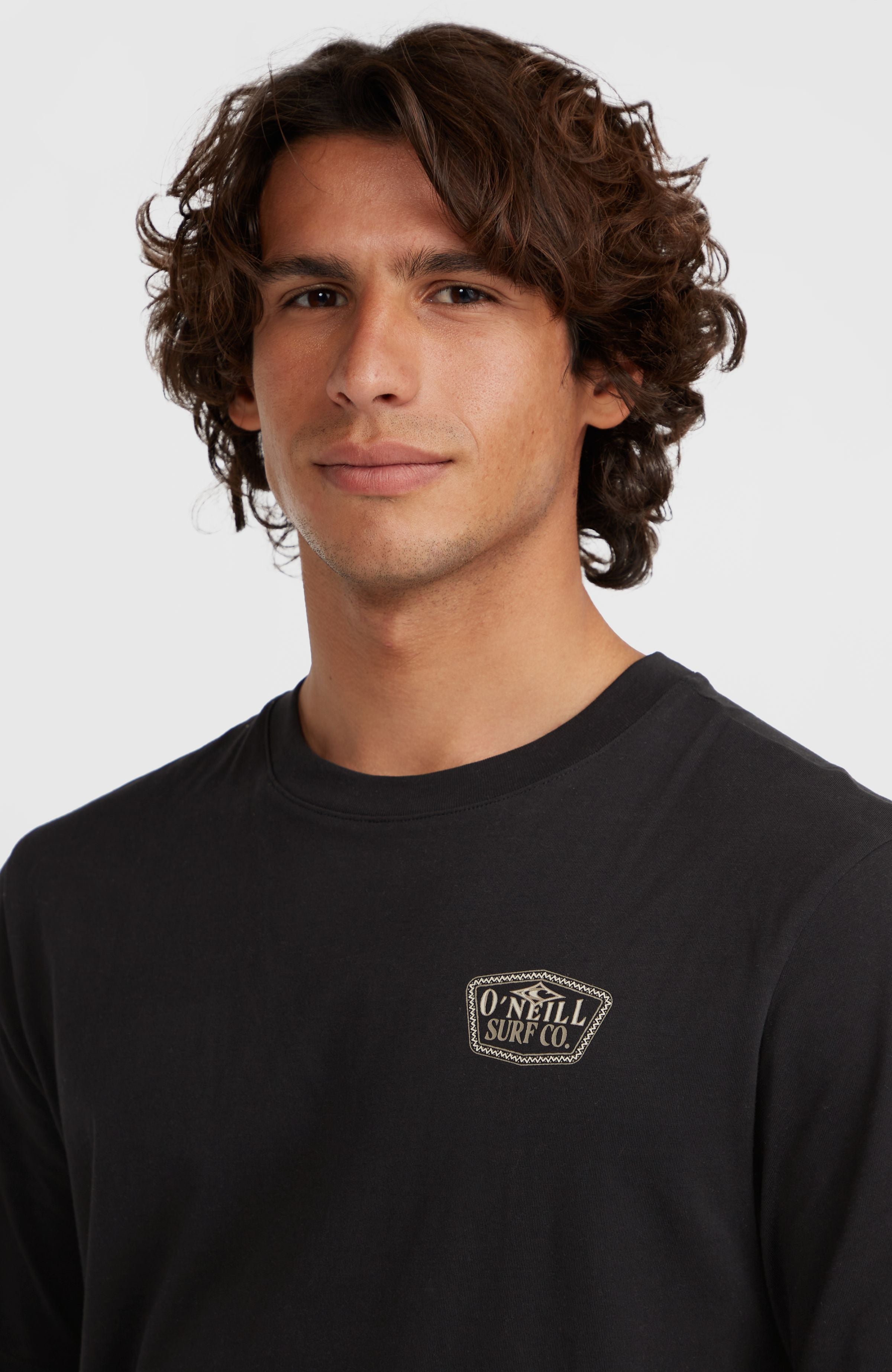 Small Chest Print T-Shirt Men - Black Out