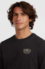 Small Chest Print T-Shirt Men - Black Out
