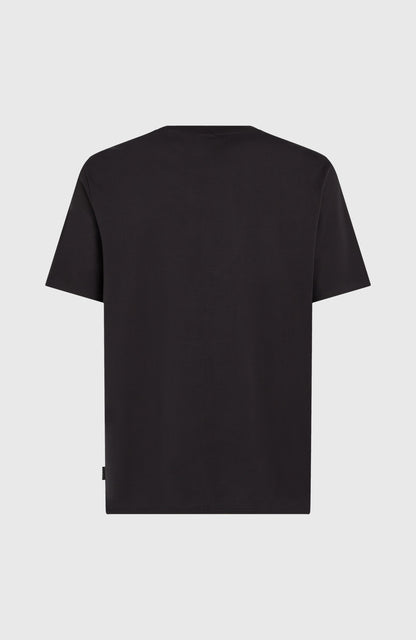 Small Chest Print T-Shirt Men - Black Out