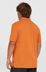 Slub Small Logo Polo Men - Cinnamon Stick