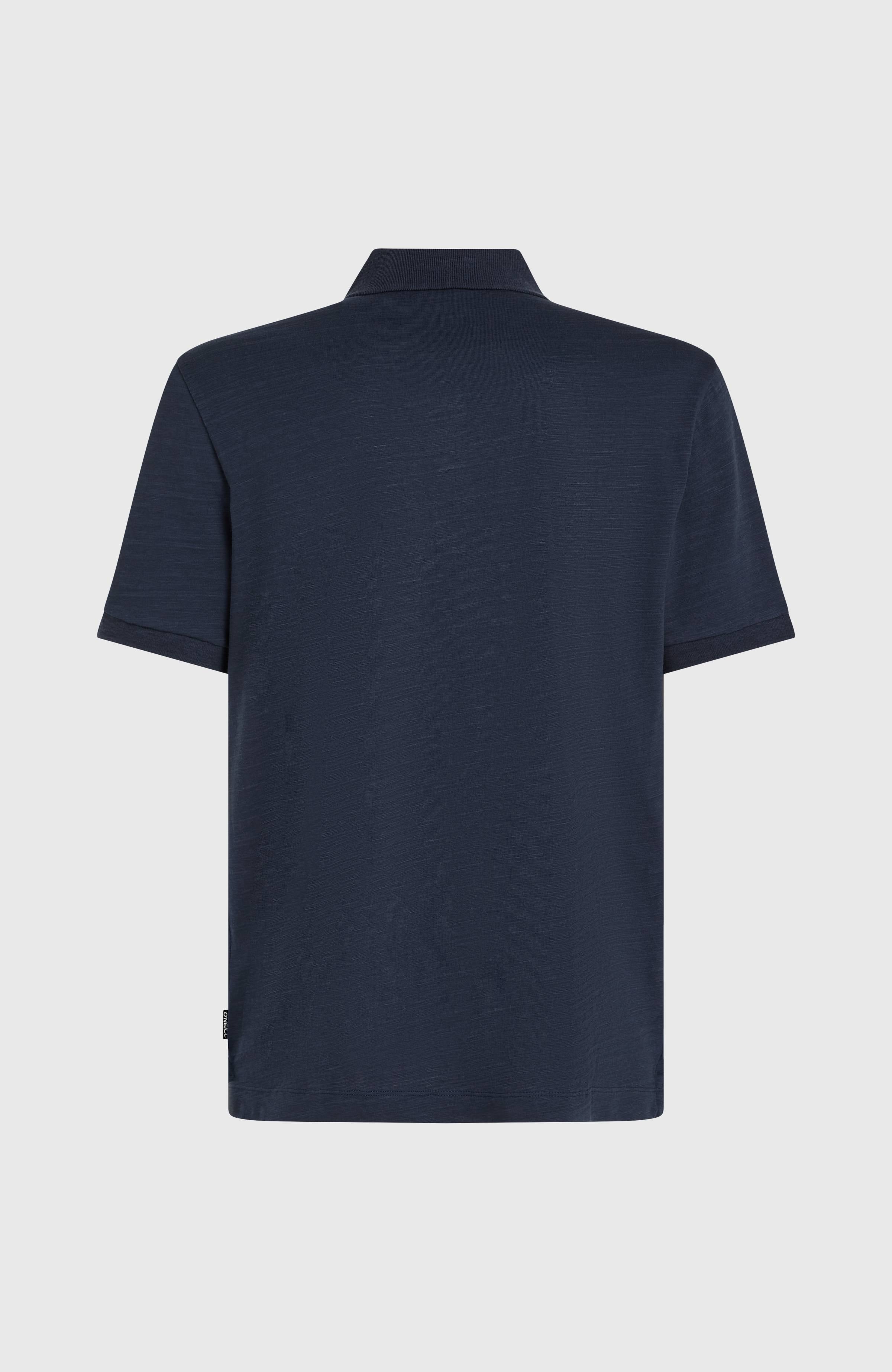 Slub Small Logo Polo Men - Ink Blue