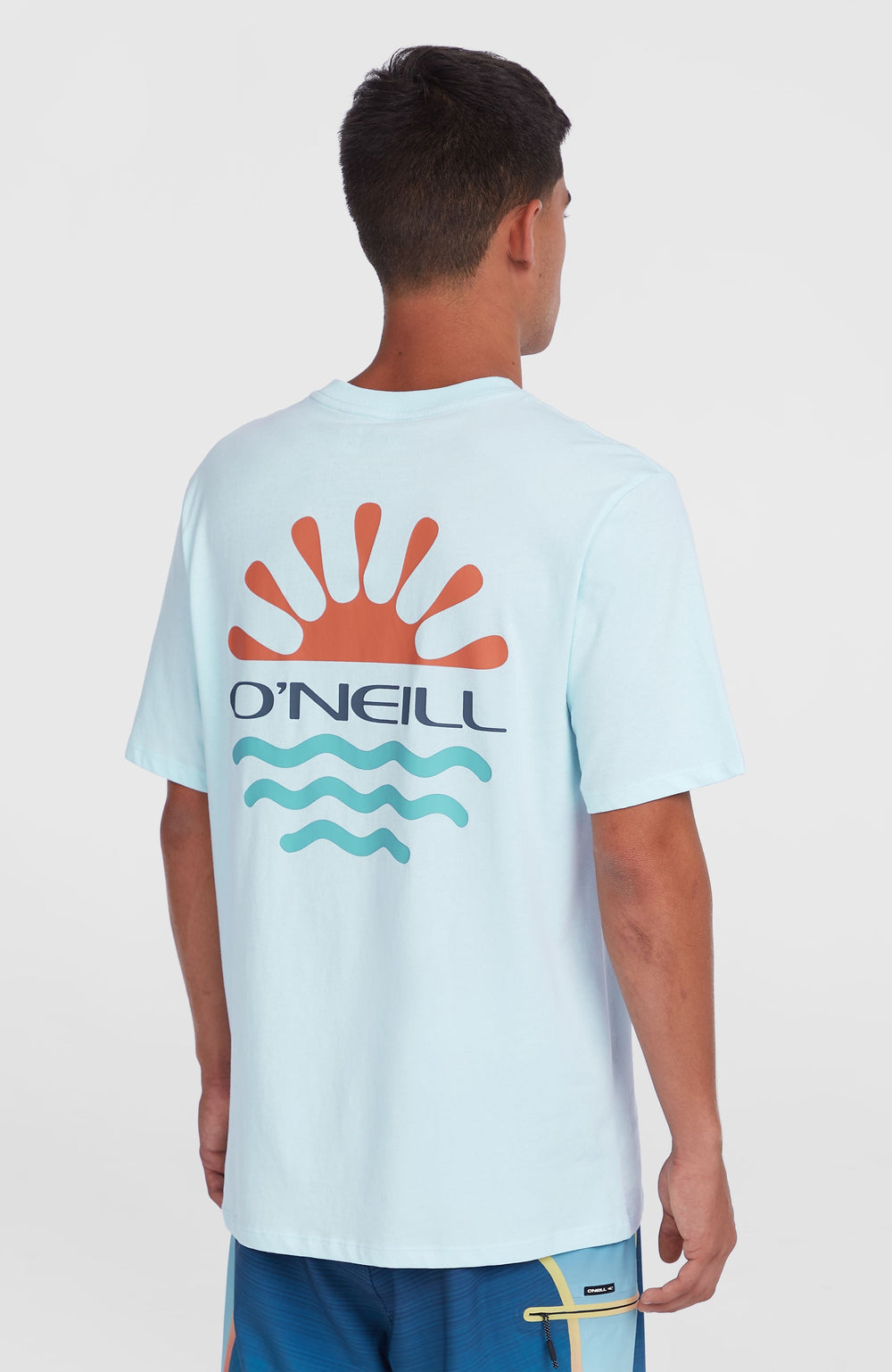 Sun T-Shirt Men - Sky Blue Heather