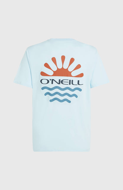 Sun T-Shirt Men - Sky Blue Heather