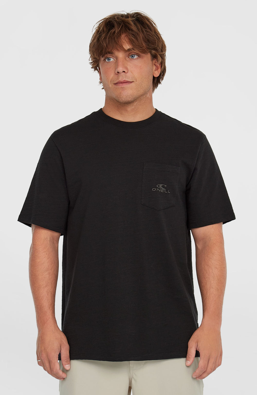 Slub Chest Pocket T-Shirt Men - Black Out