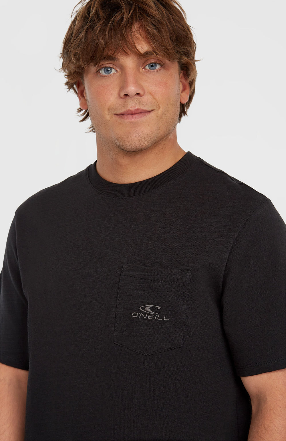 Slub Chest Pocket T-Shirt Men - Black Out