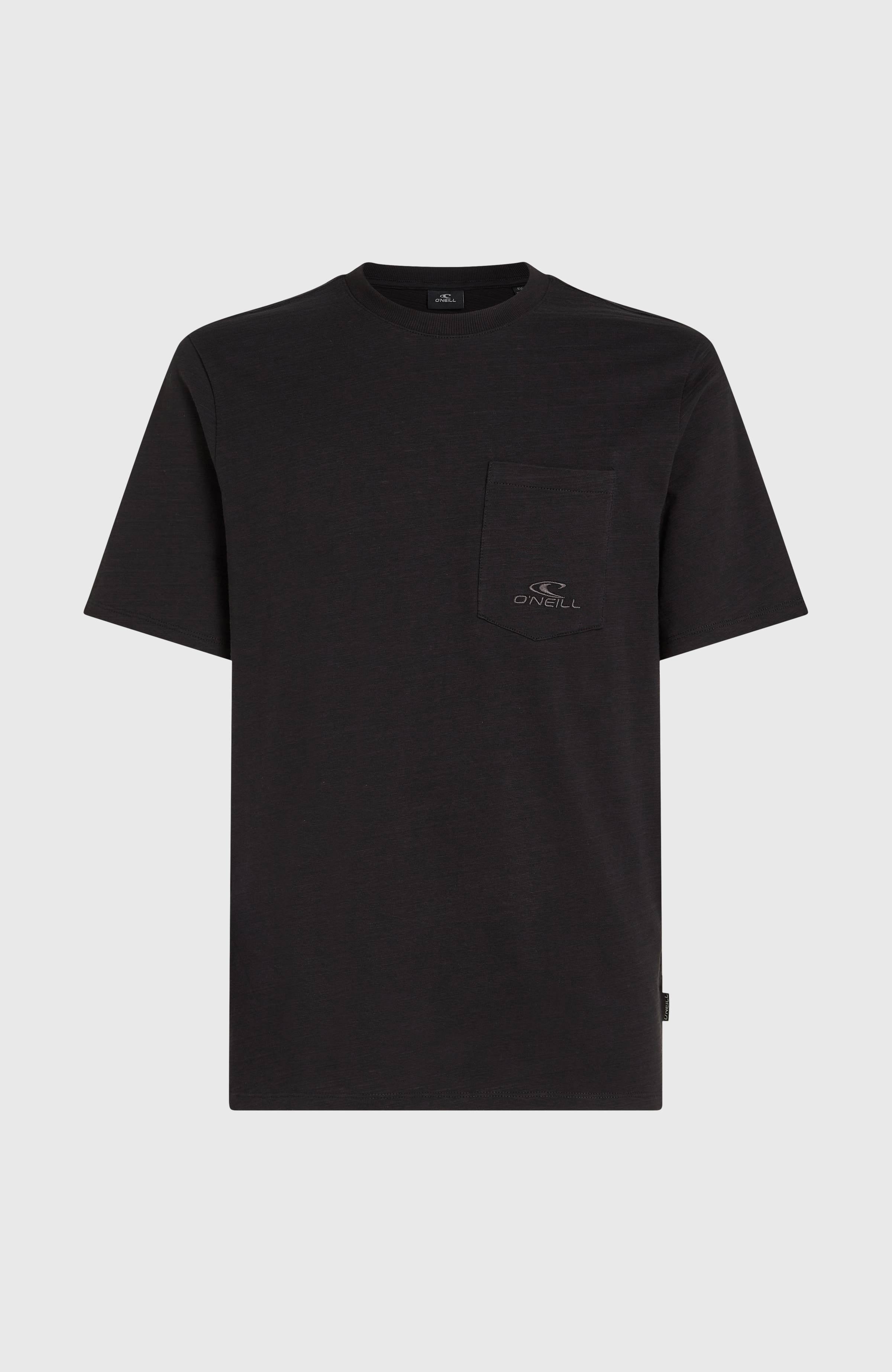 Slub Chest Pocket T-Shirt Men - Black Out