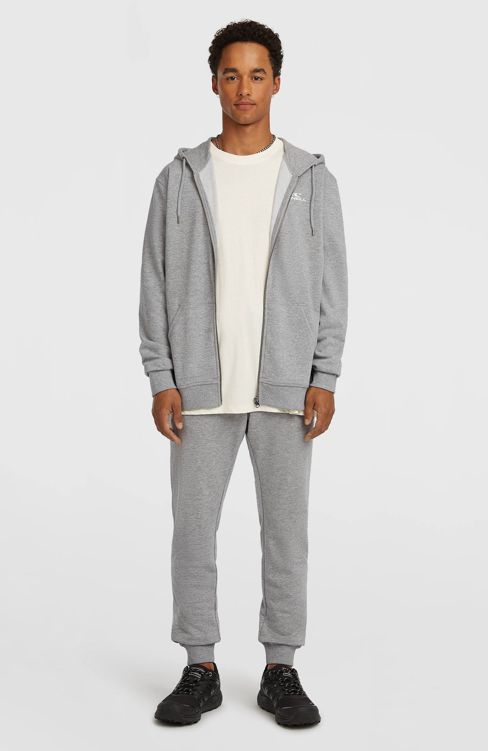 Small Logo Sweatpants Men - Silver Melee