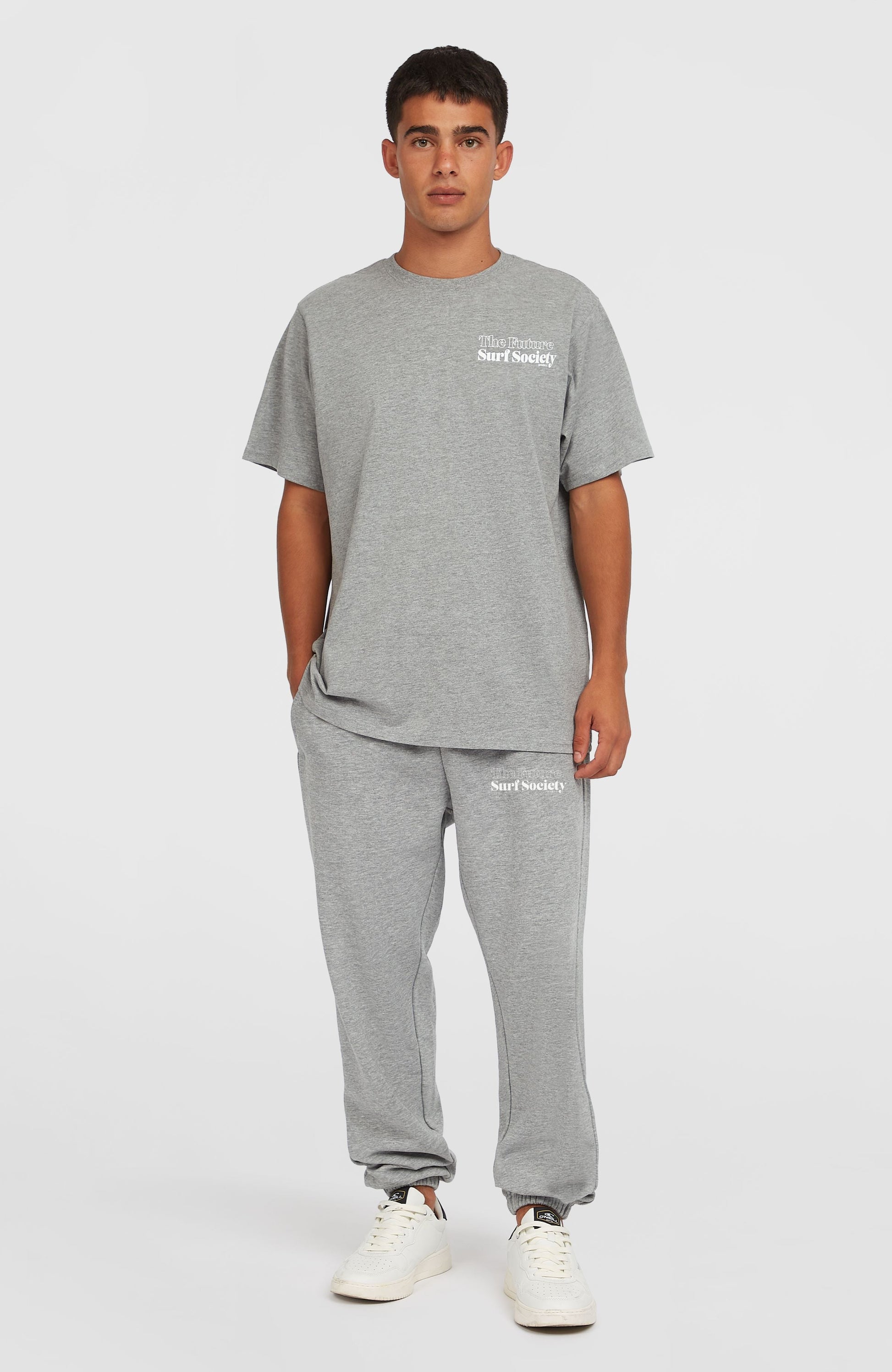 Future Surf Society Sweatpants Men - Silver Melee